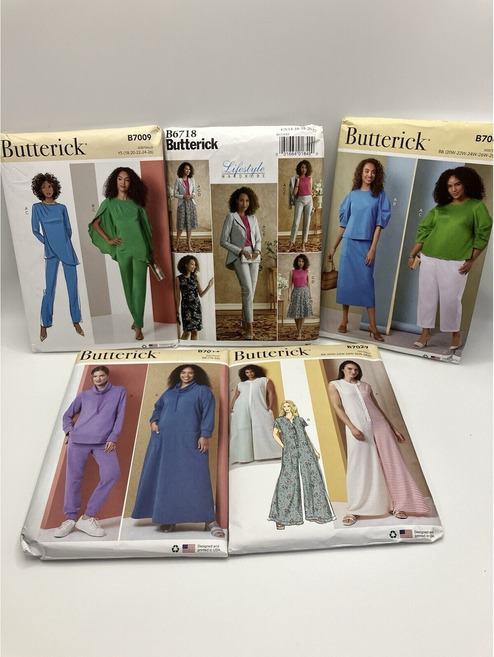 Butterick Lot Of 5 Sewing Patterns For Women New